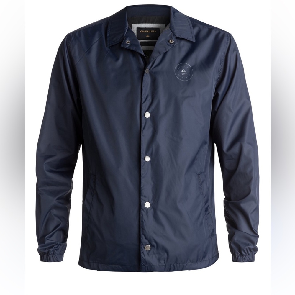 New Quiksilver Men's Deep Blue Lightweight Jacket. Size L
